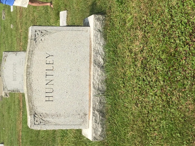 Another huntley tombstone