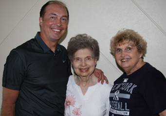 Mark Eber, Marilyn Eber and Rita Capuano